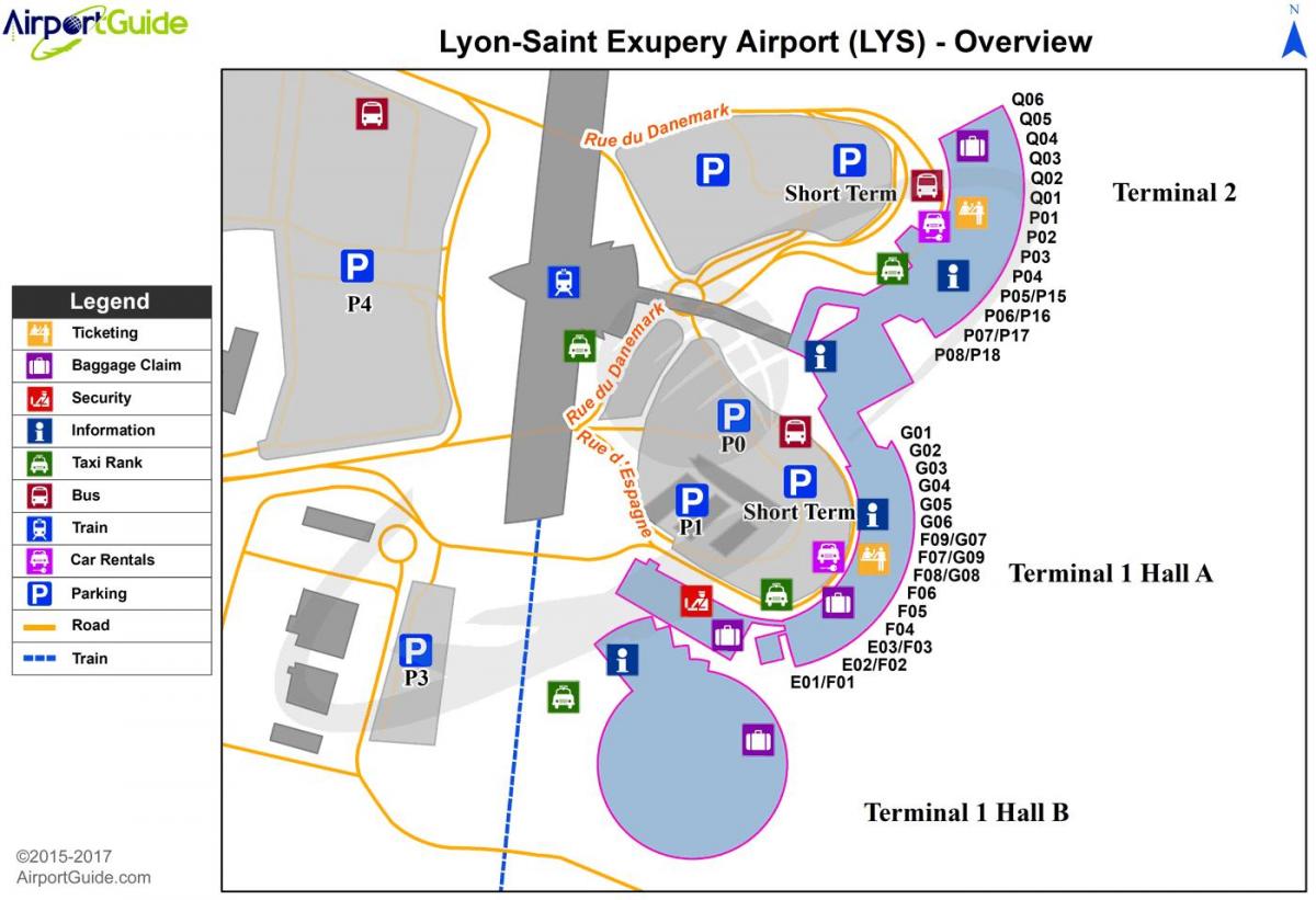 France_ regions. kgm องฝรั่งเศสบนแผนที่สนามบิน