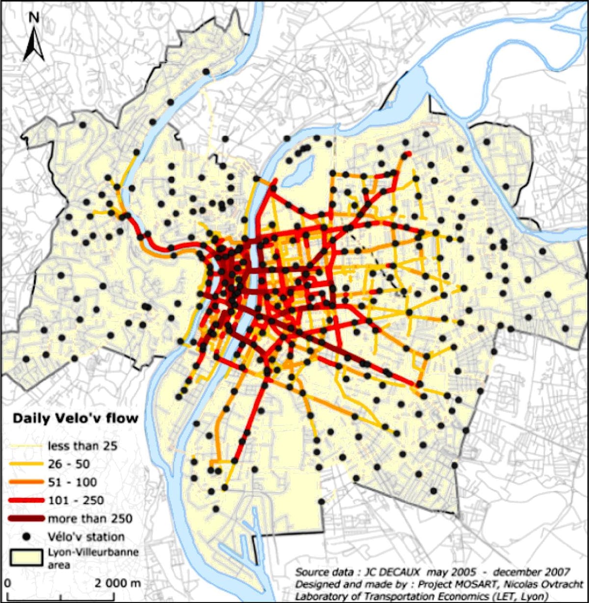 แผนที่ของ velov france_ regions. kgm สถานี