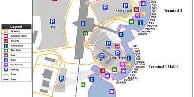 France_ regions. kgm องฝรั่งเศสบนแผนที่สนามบิน