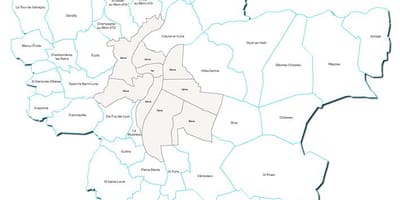 แผนที่ของฝรั่งเศส france_ regions. kgm ขอบเขต